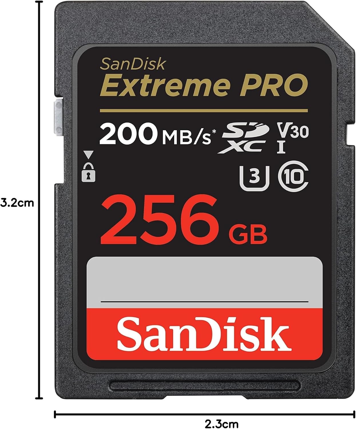 Thumbnail 6 de SanDisk Extreme PRO Carte SDXC 256 Go – Vitesse jusqu'à 200 Mo/s, UHS-I, V30, 4K UHD