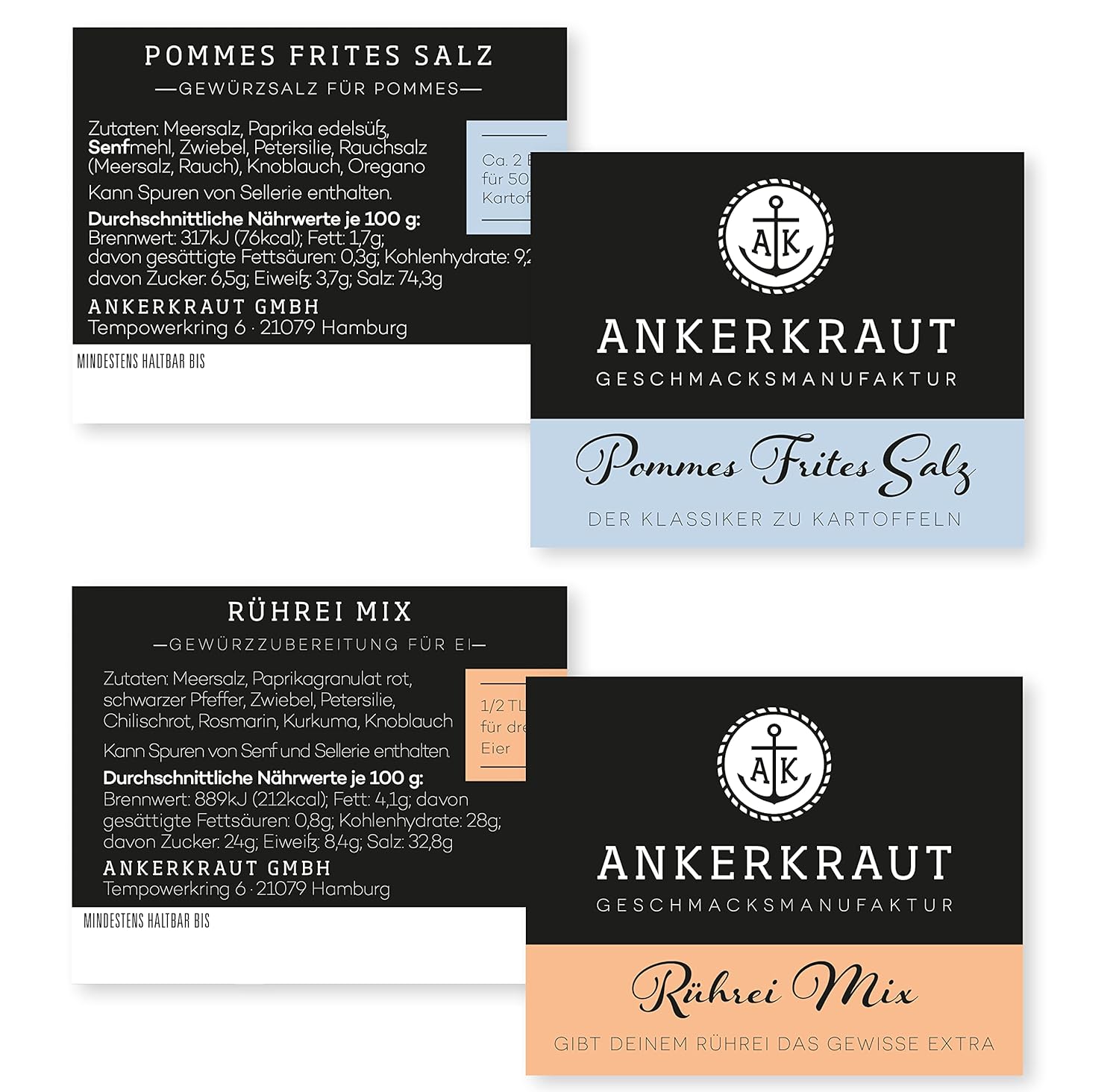Thumbnail 3 de Ankerkraut Küchen Starter-Set mit 6 Gewürzen – Korkengläser als Kitchen-Basic für Einzug & Umzug