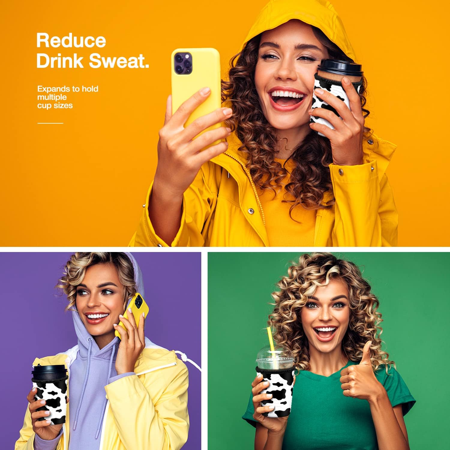 Thumbnail 5 de Iced Coffee Cup Sleeve, Neoprene