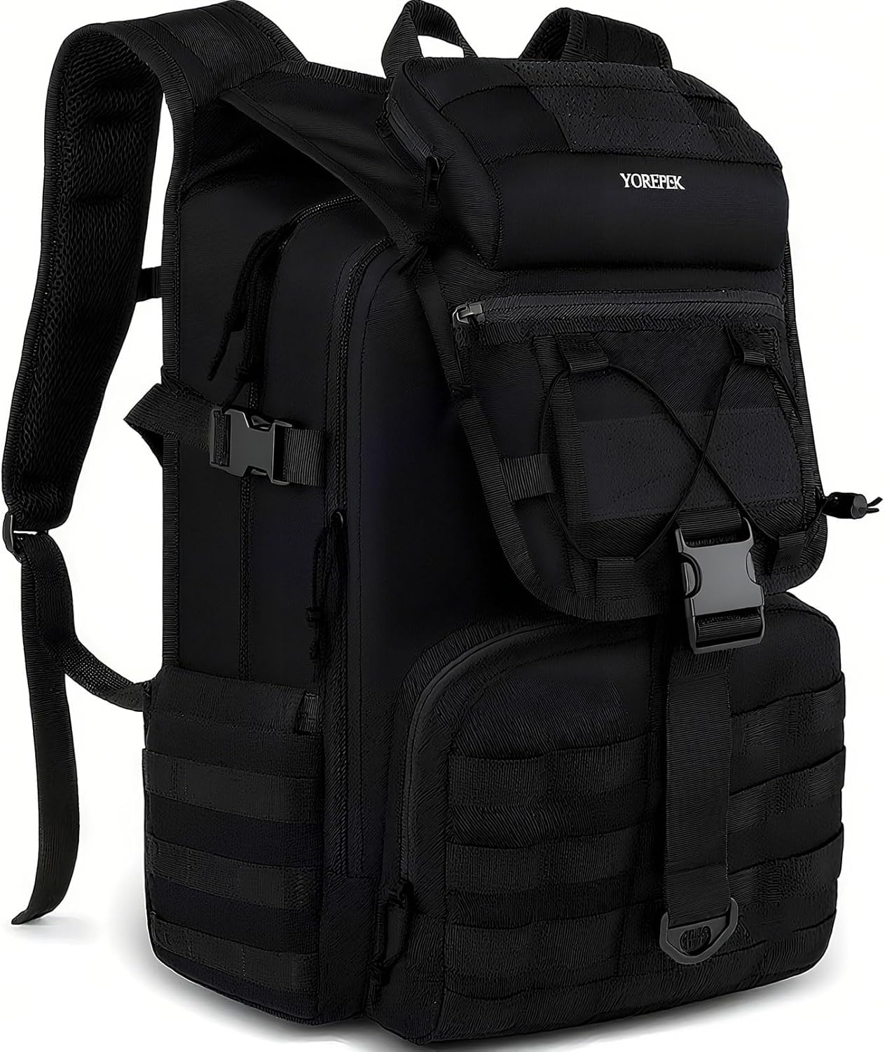 Detalle de YOREPEK 50L Militär Rucksack, Groß Taktischer Rucksack, Wanderrucksack Herren Bundeswehr Outdoor Arbeit Survival Wasserdicht Travel Assault Tactical Backpack für Trekking Camping Reisen Jagd, Khaki
YOREPEK 50L Militär Rucksack, Groß Taktischer…