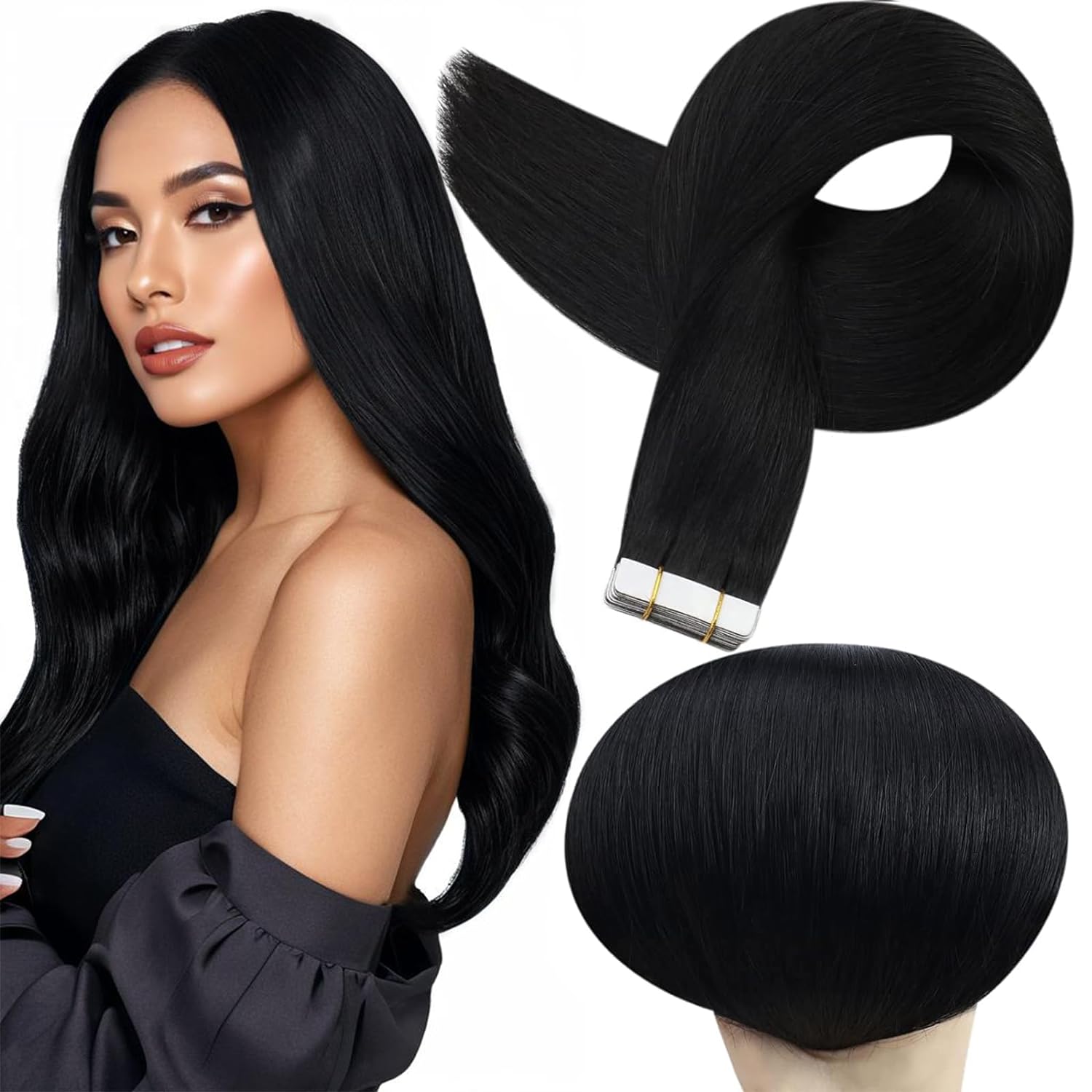 Imagen de Full Shine Remy Tape-In Extensions 51 cm en OfertitasTOP