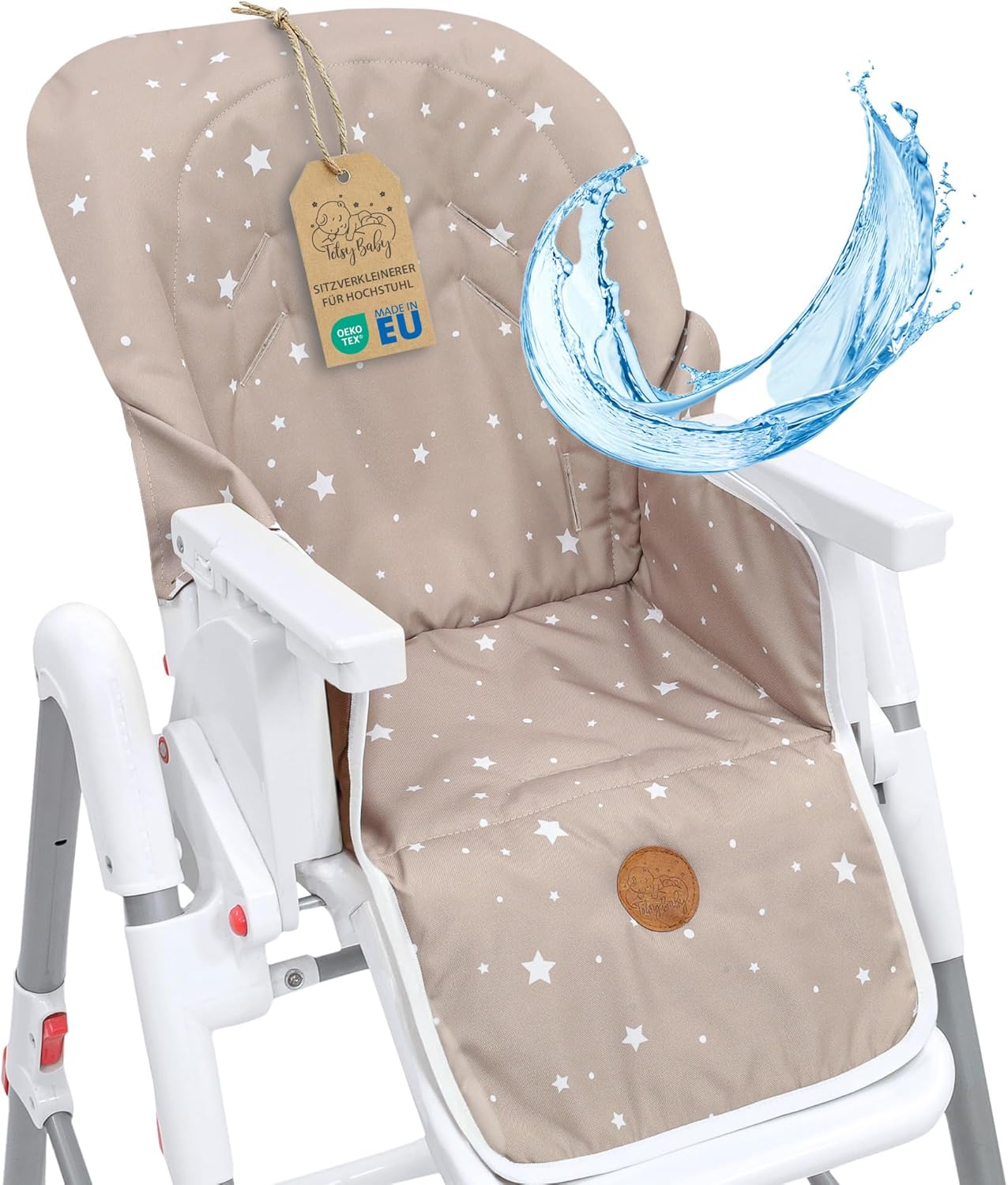 Totsy Baby Copri seggiolone universale Beige stelle 1