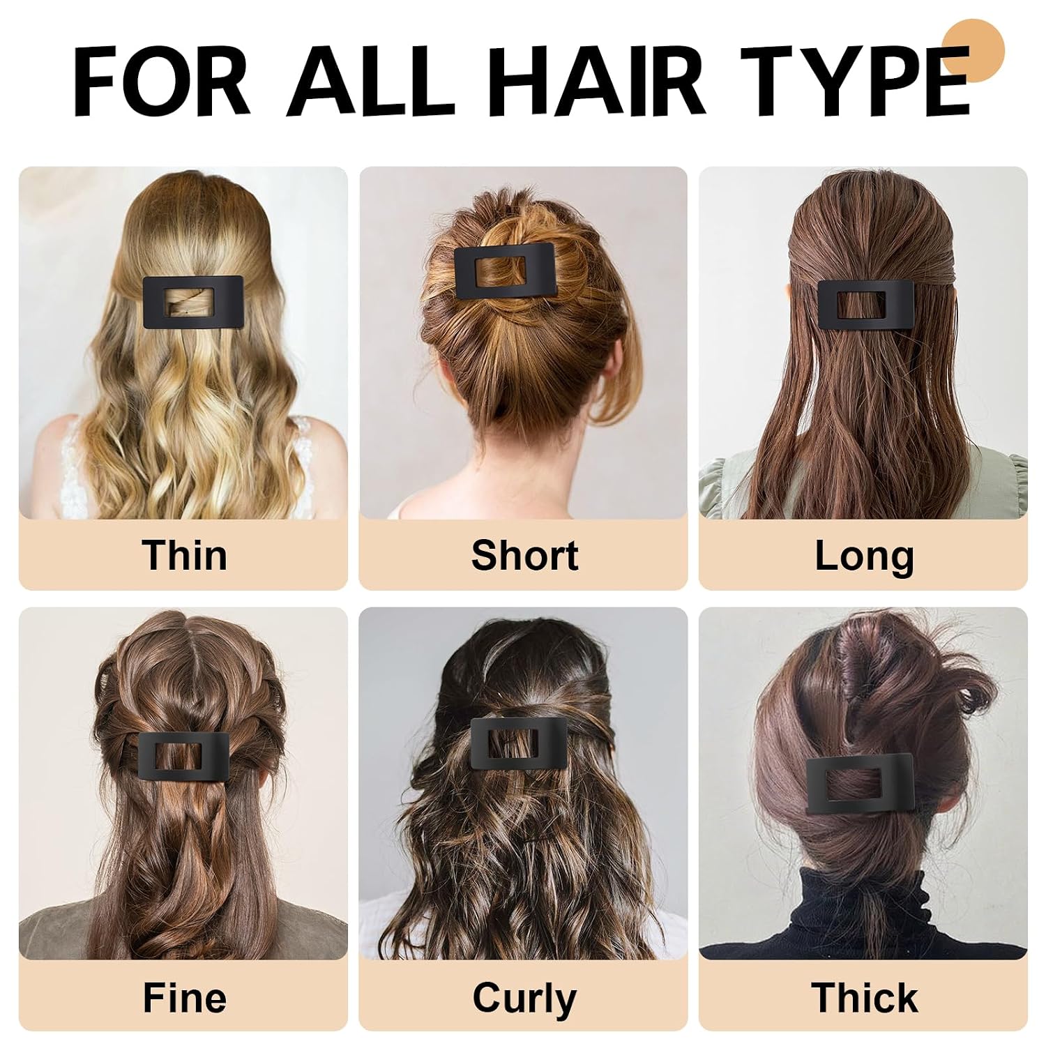 Detalle 2 de French Flat Hair Clips, 8-Pack