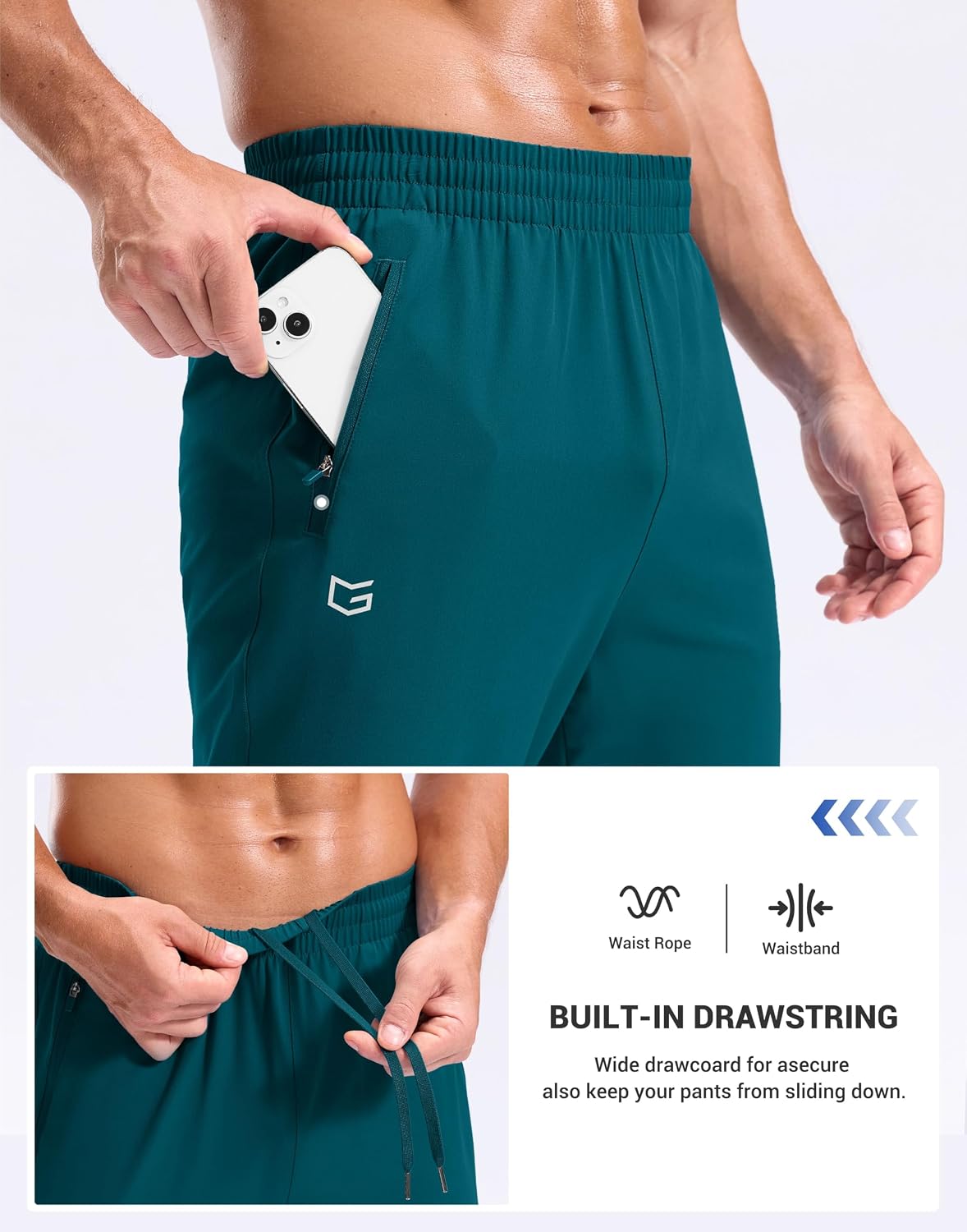 Detalle 2 de G Gradual Men's Sweatpants with Zipper Pockets