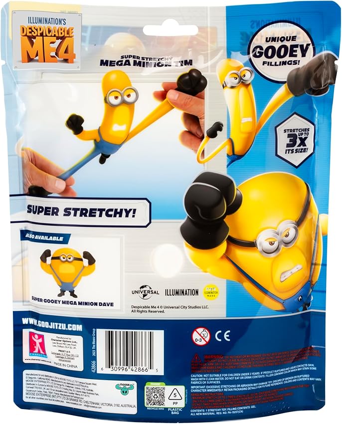 Detalle 2 de Moose Toys Minions Tim le méga Minion Super-Gluant multicolor 42866