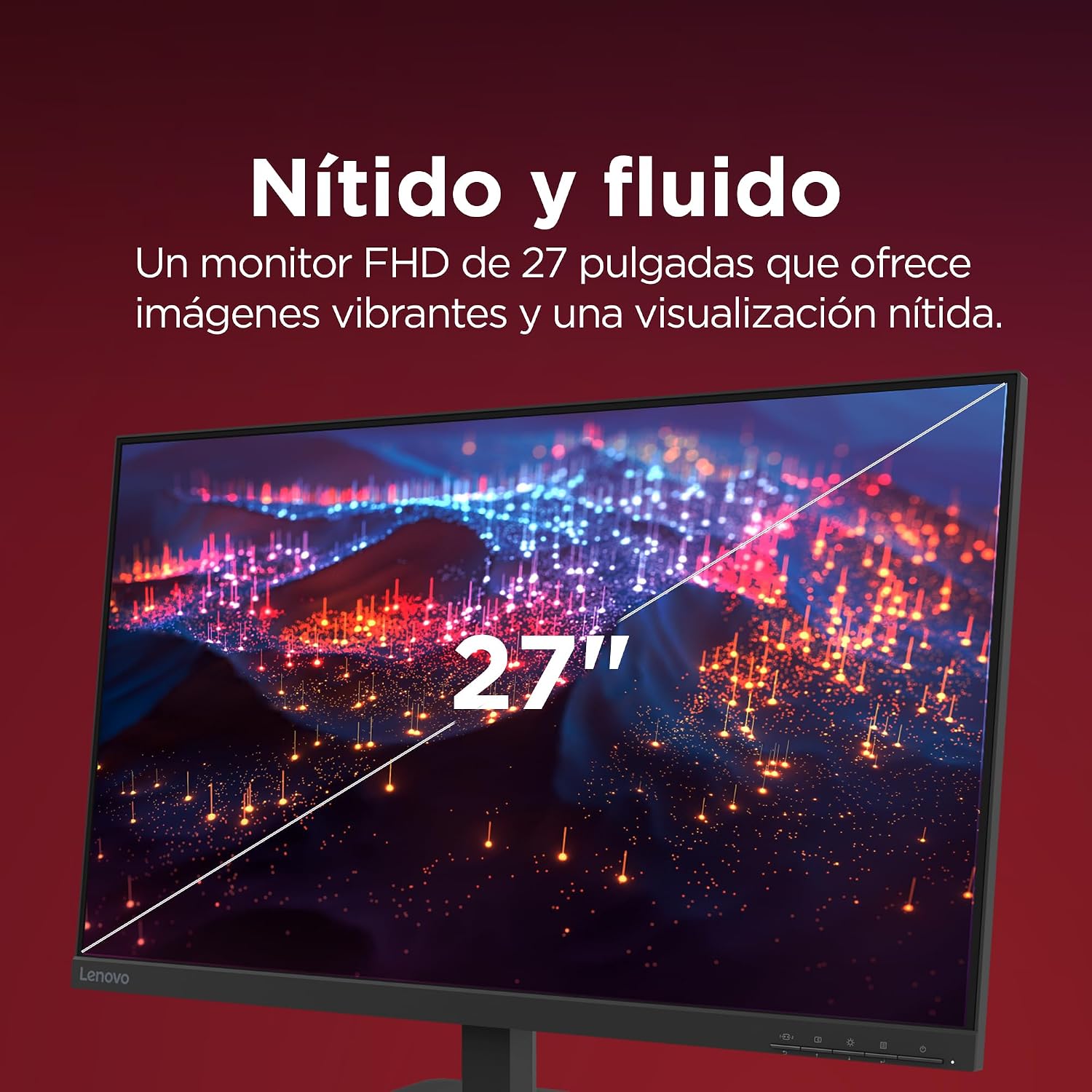 Thumbnail 6 de Lenovo L27-4e Monitor 27" FHD 100 Hz