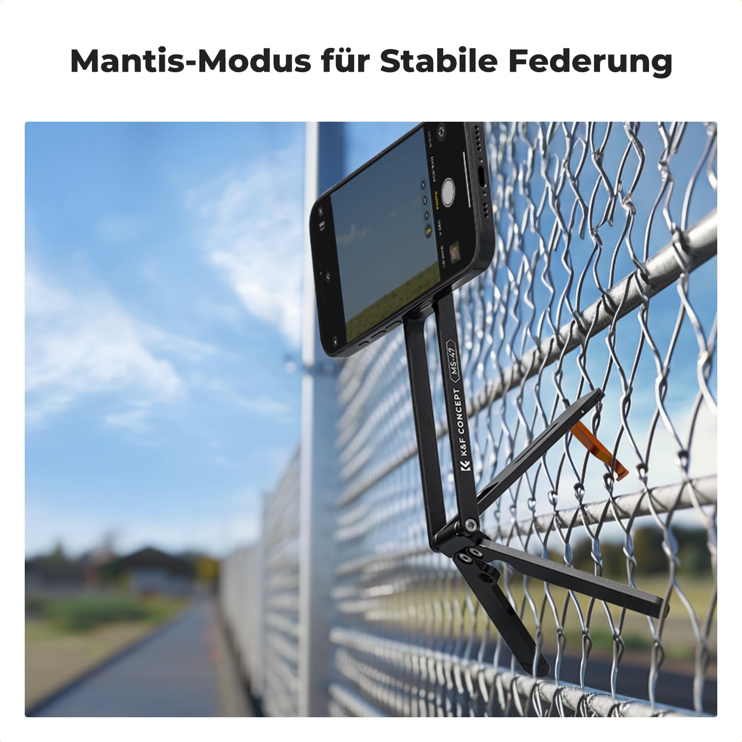 Detalle 2 de K&F Concept MS-47 magnetisches Handy Stativ