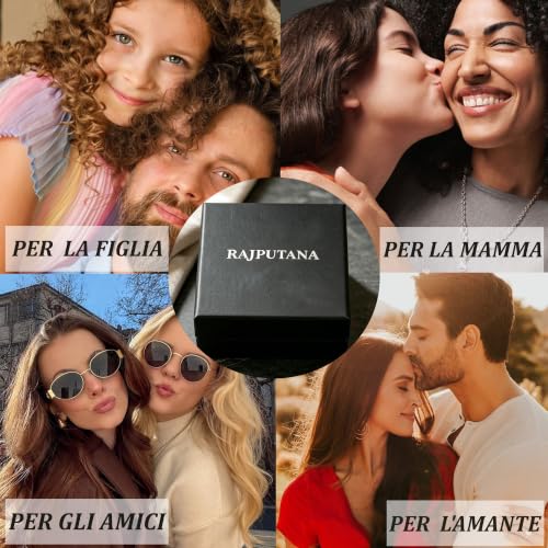 Thumbnail 4 de Rajputana Orecchini Donna Argento – Set da 3 Paia di Cerchi 8/10/12 mm, Ipoallergenici