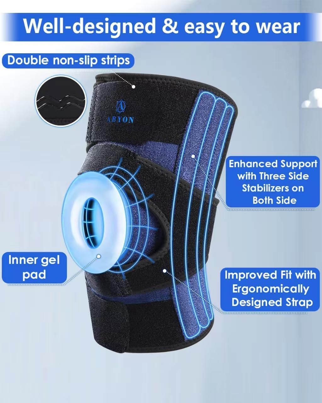 Detalle de ABYON Neoprene Knee Brace