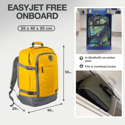 Detalle de CabinMax Ryanair 55x40x20 Underseat Cabin Bag | 40L Travel Backpack