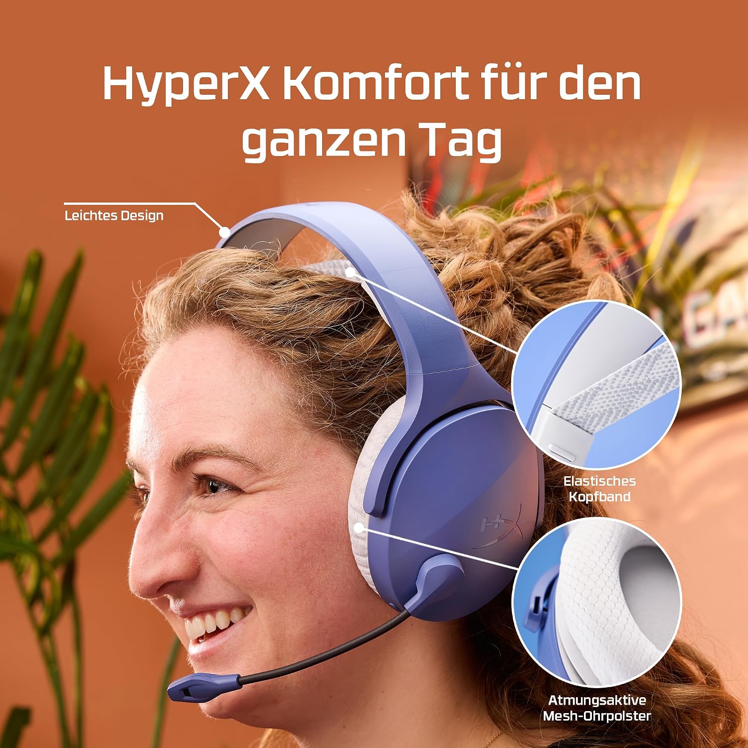 Thumbnail 5 de HyperX Cloud Jet – Dual Wireless Headset: 2,4 GHz & Bluetooth für PC, Mac, PS5/PS4 und Mobile