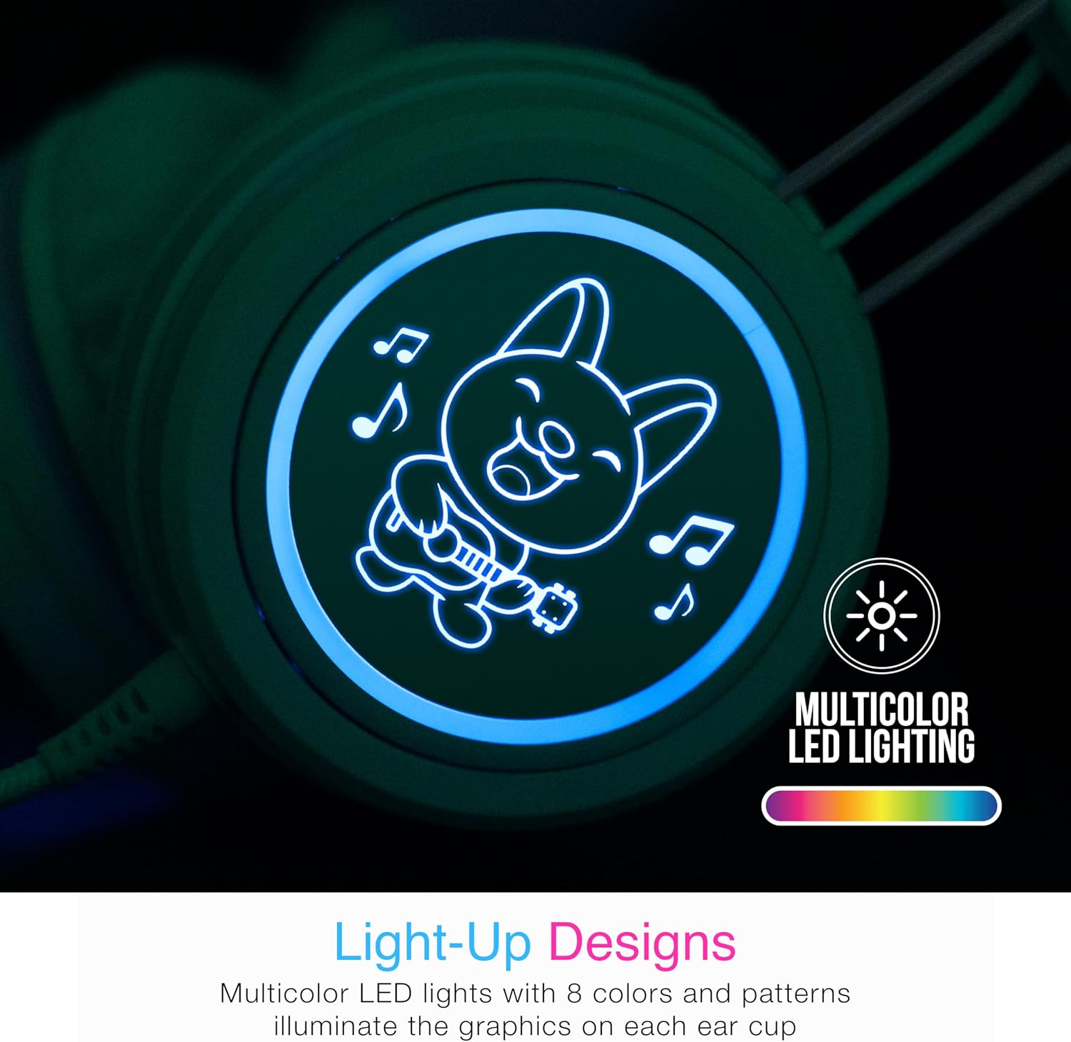 Detalle de MEE audio KidJamz KJ55 Safe Listening USB-C Headphones for Kids (Mint)