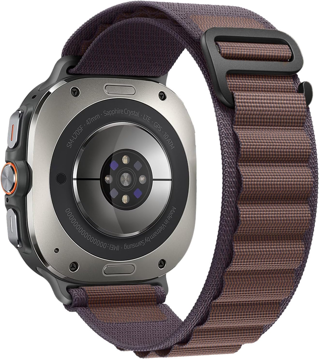 Detalle de DMVEIMAL Nylon Bands for Samsung Galaxy Watch Ultra 47mm – Alpine Trail Loop Rugged Replacement Strap