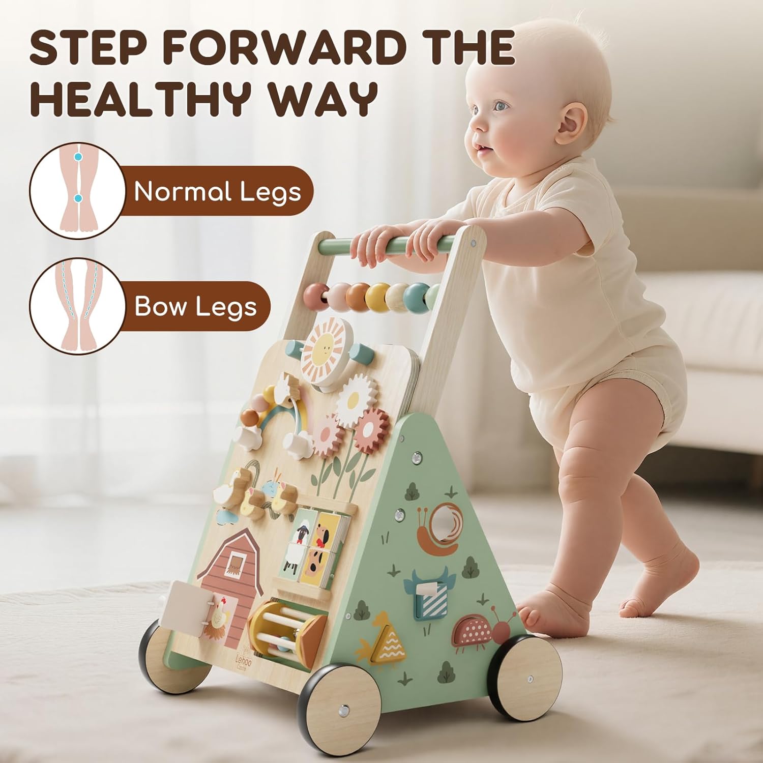 Thumbnail 6 de Lehoo Castle wooden baby walker, 10 in 1
