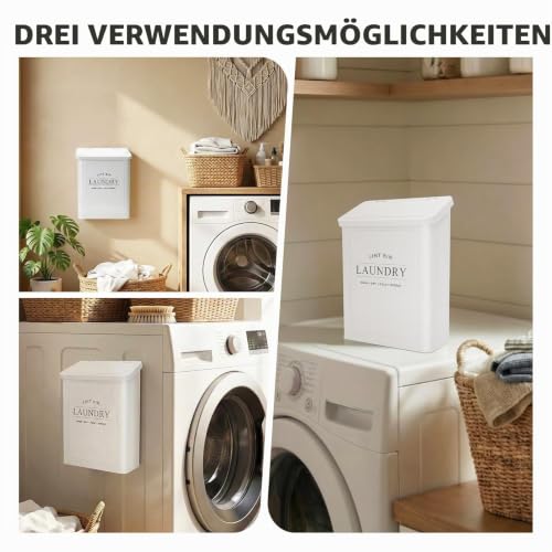 Thumbnail 3 de GHWMYD Magnetischer Flusenbehälter 19x9x26,5 cm – Ordnung in der Waschküche