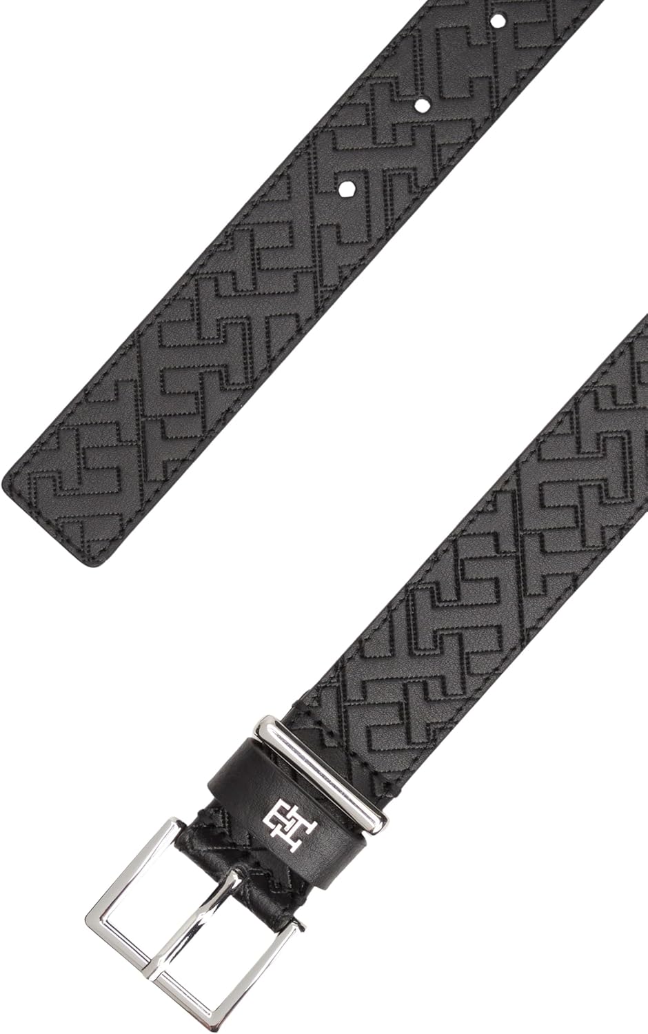 Detalle 2 de Tommy Hilfiger Women’s TH Square 3.0 monogram belt (adjustable) – AW0AW18110