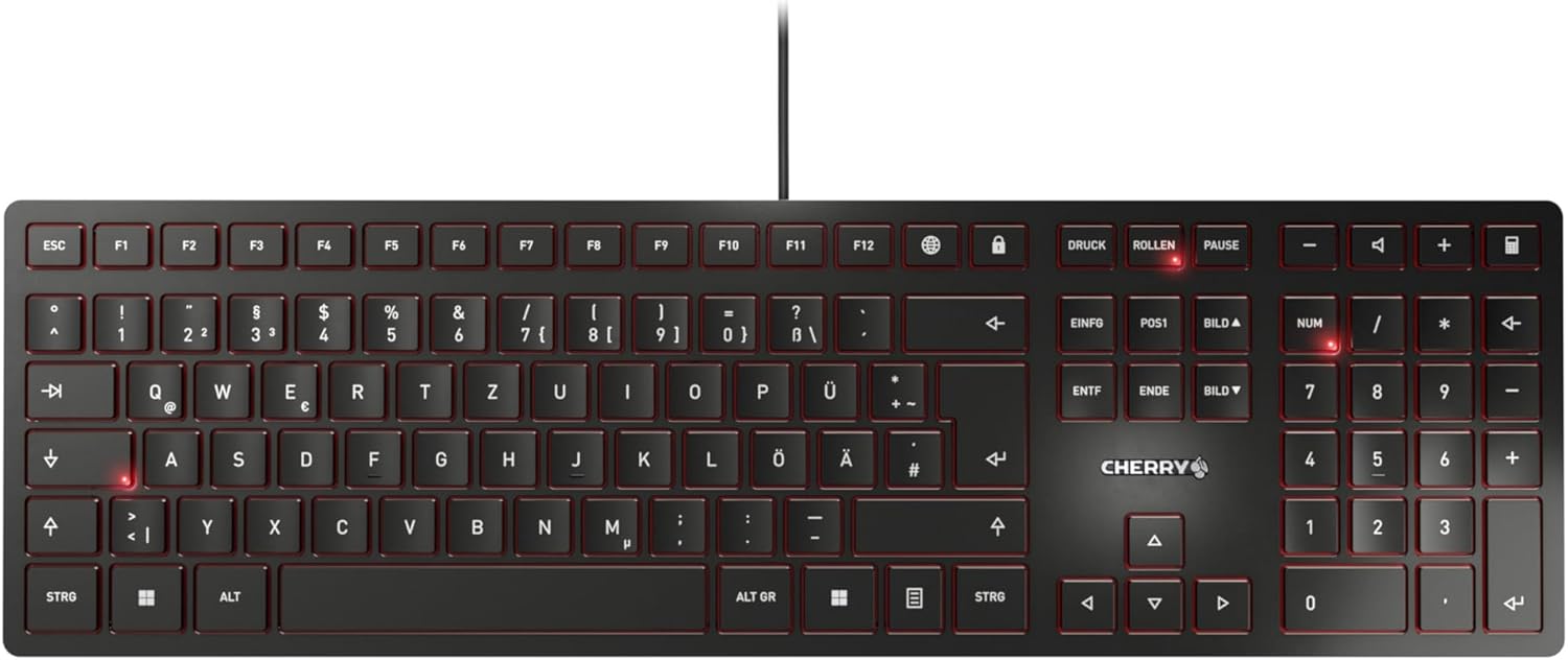Thumbnail 6 de CHERRY KC 6000 Slim Tastatur USB Silber
