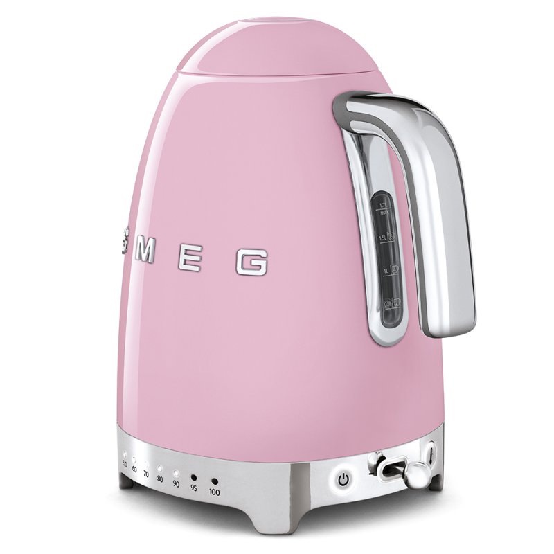 Thumbnail 1 de Smeg KLF04PKEU Hervidor de Agua 1,7 L Rosa (2400 W) - diseño retro y precisión
