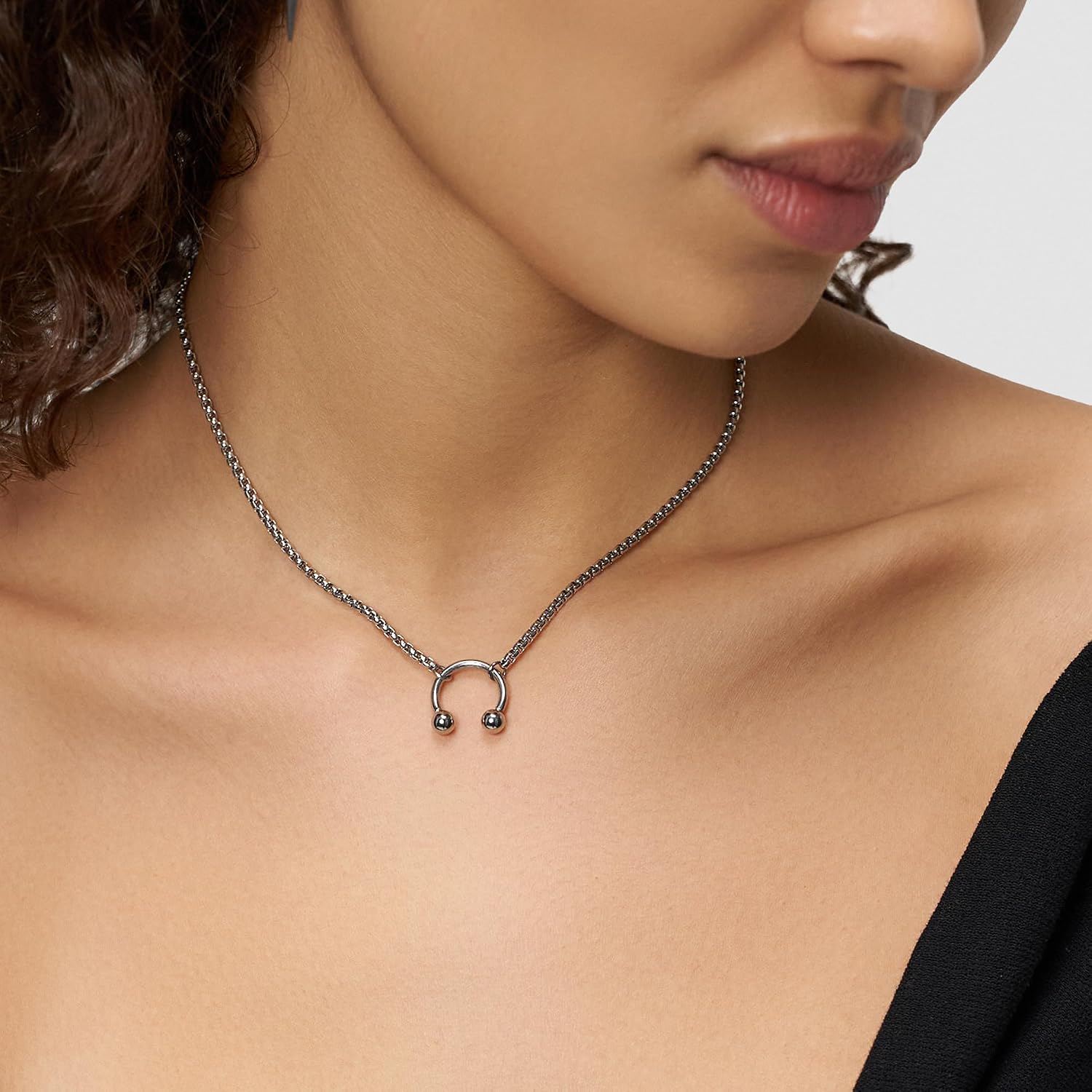 Thumbnail 6 de LIEBESKIND BERLIN Damen Schmuck – Urban Collection Halskette (45 cm) Edelstahl