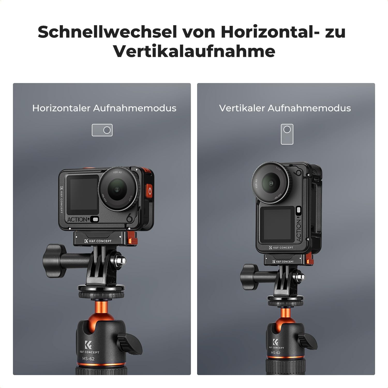 Thumbnail 5 de K&F CONCEPT Magnethalterung Osmo Nano/Action 6 2er-Pack