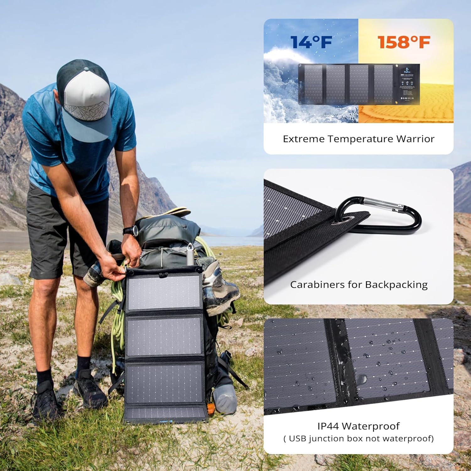 Thumbnail 6 de BigBlue 28W Solar Panel Charger 28W