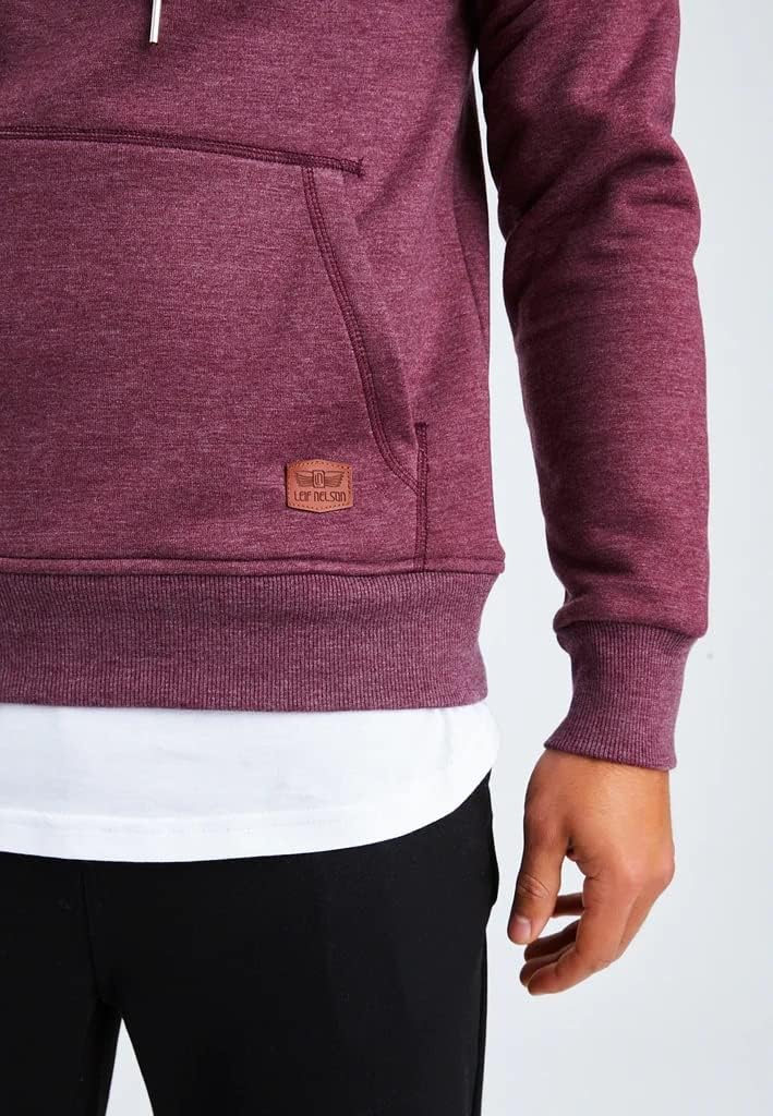 Thumbnail 4 de Leif Nelson LN8153 Pull à capuche basique pour homme