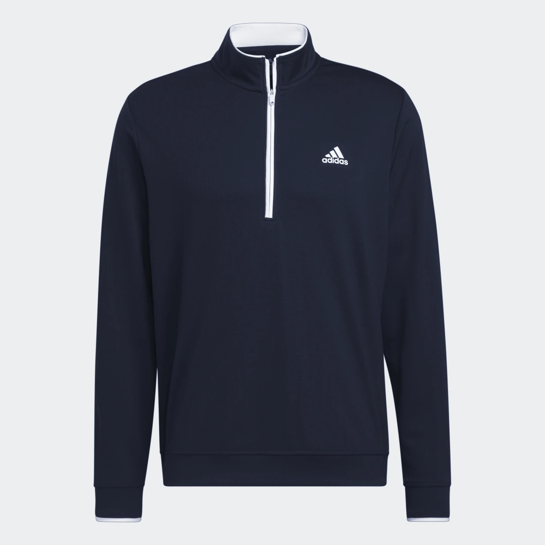 Detalle de Sudadera Quarter-Zip Adidas: versátil y cómoda para tus looks diarios