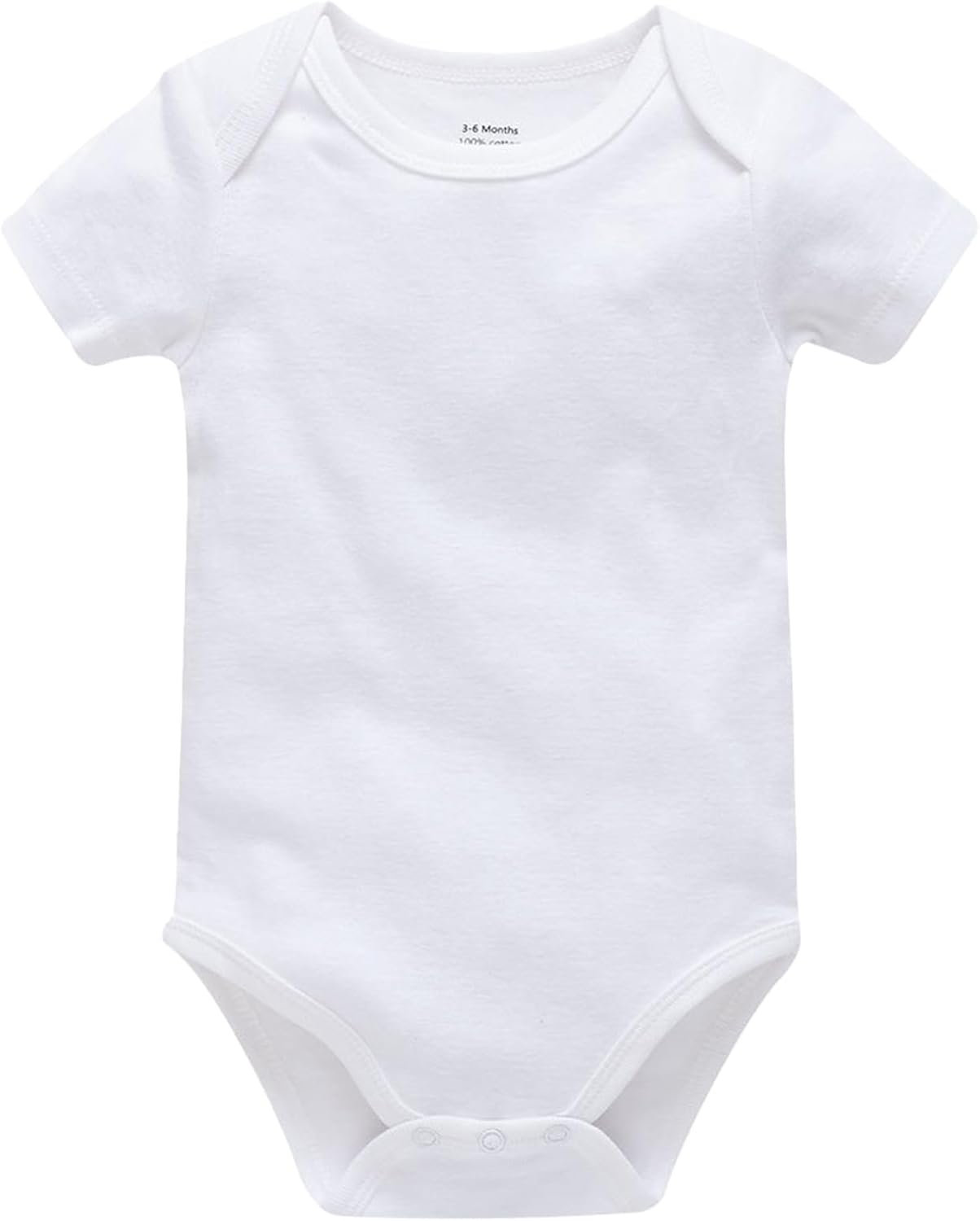 Detalle de wocharm Long Sleeve Baby Bodysuit Vests – 3 Pack
