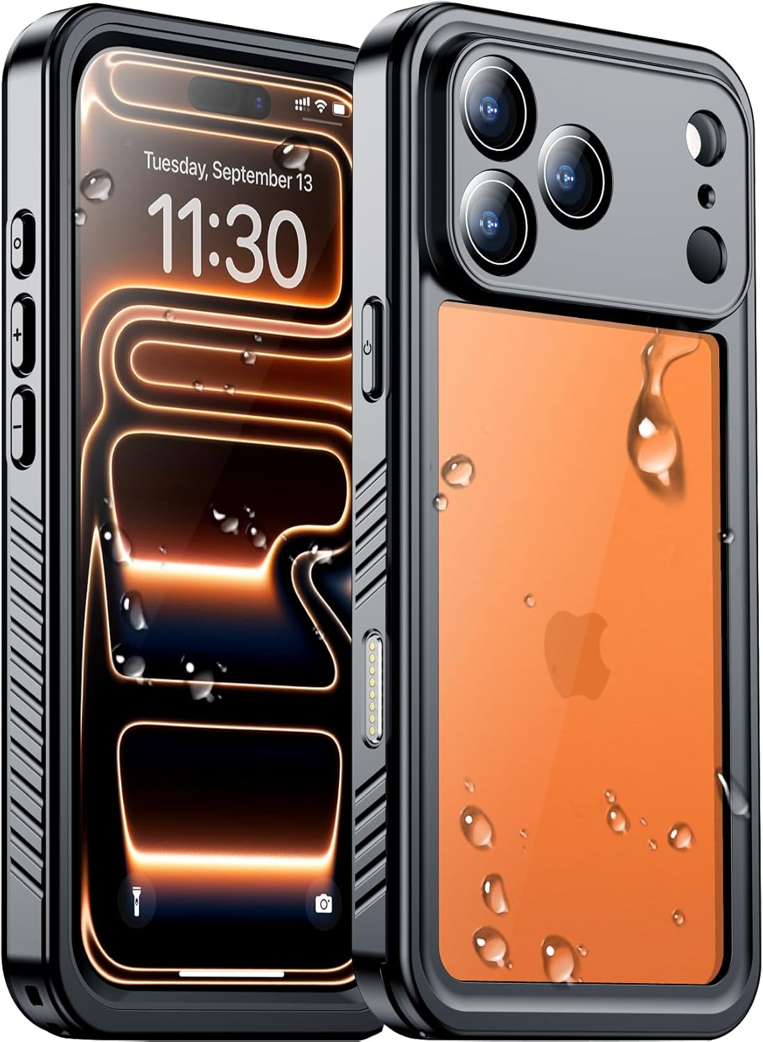 Detalle de Temdan iPhone 17 Pro Max Waterproof Case 17FT