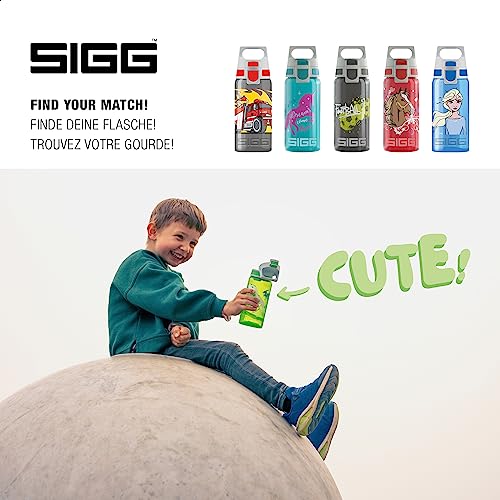 Detalle de Sigg Trinkflasche Kinder Viva One Tractor 0,5 L – auslaufsicher, spülmaschinenfest, BPA-frei