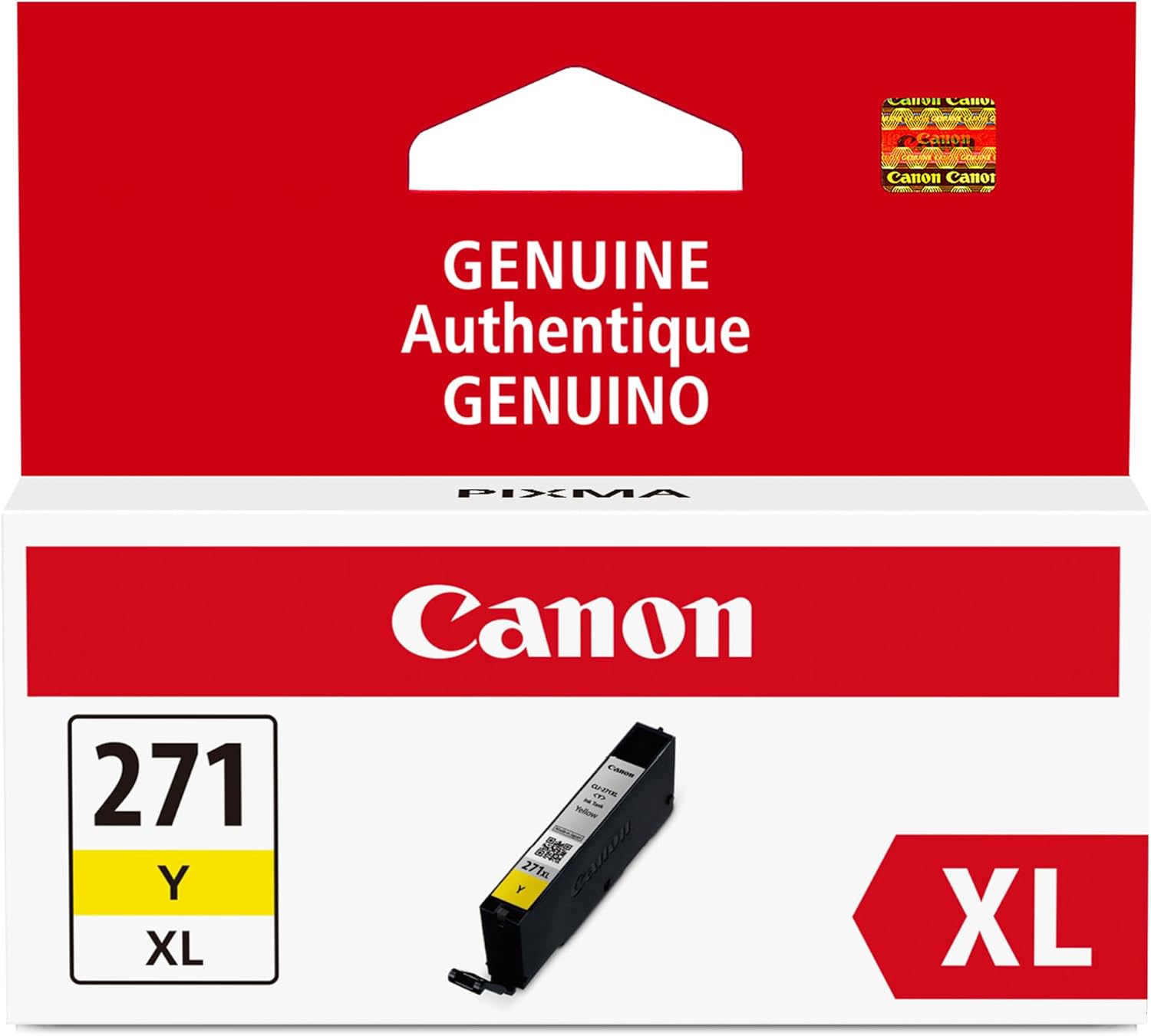 Detalle de Canon Yellow Ink Cartridge CLI-271XL