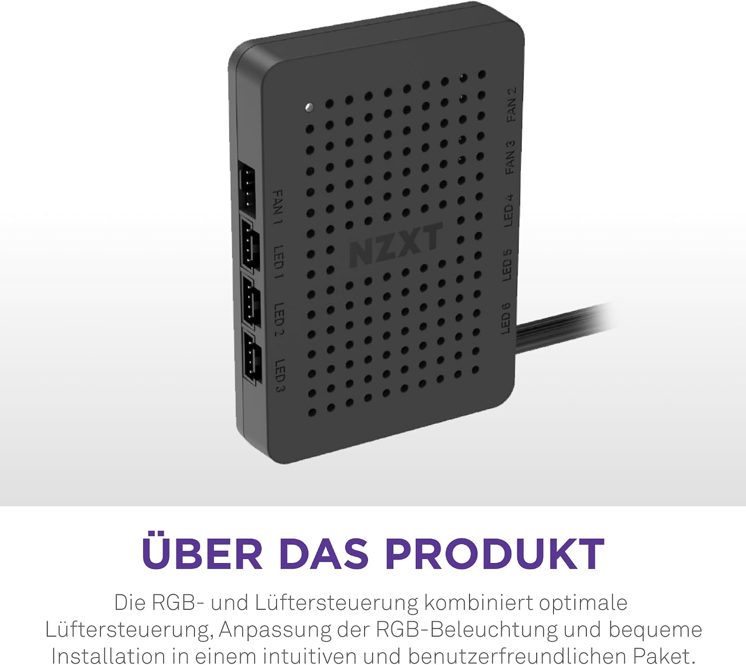 Detalle 1 de NZXT RGB & Fan Controller AC-CRFR0-B1-6