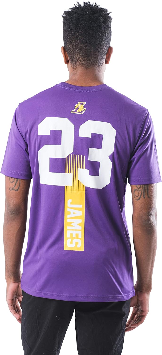 Detalle de Ultra Game Men’s NBA Official Super Soft Players T-Shirt