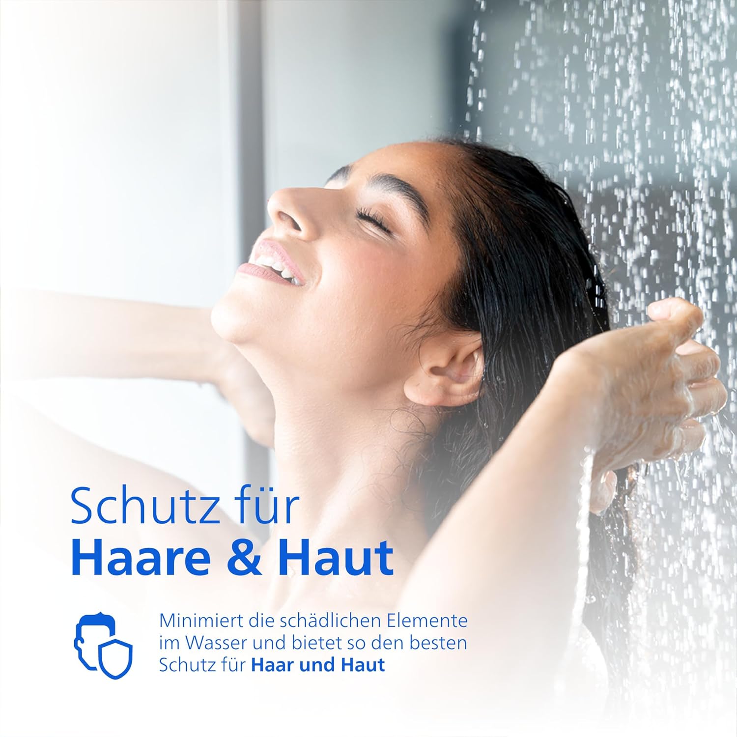 Thumbnail 1 de Philips Water Inline-Duschfilter +3 inkl. 3 Ersatzfilterkartuschen (bis zu 99% weniger Chlor) – passend für Standard-Schläuche & -Armaturen
