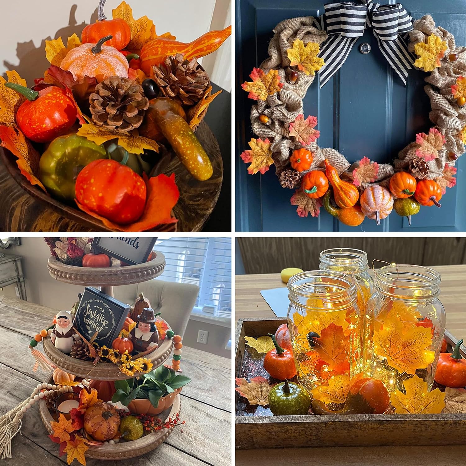 Detalle de Winemana Fall Decoration Set, 50 Pieces