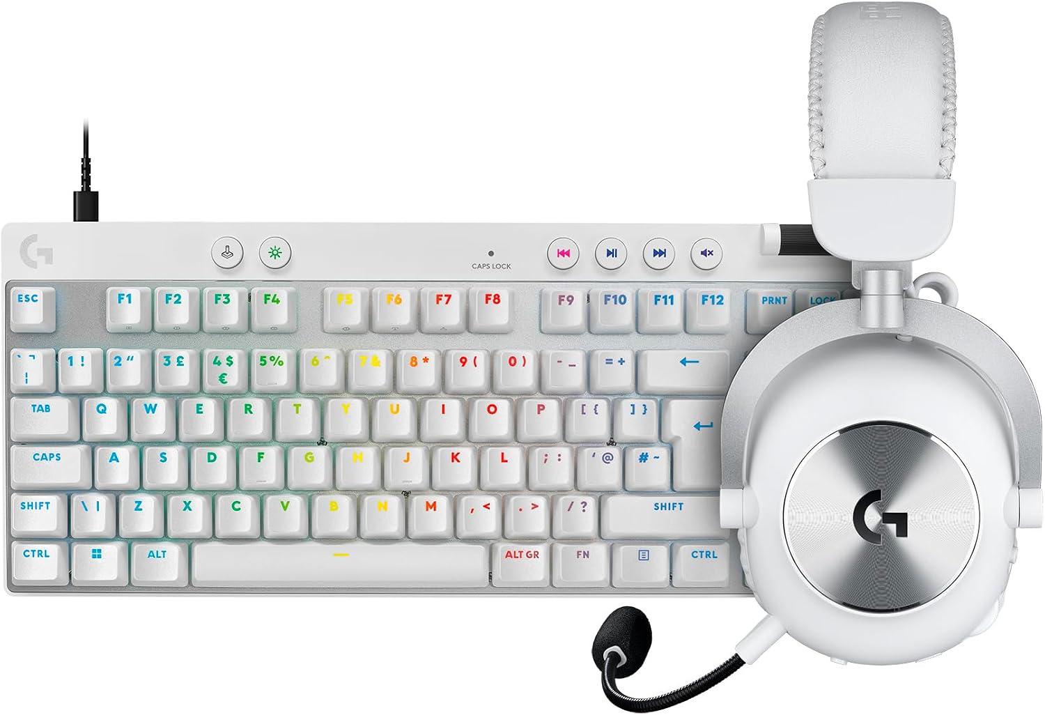 Detalle de Logitech G PRO X TKL RAPID Wireless Gaming Keyboard with Magnetic Analog Switches (UK Layout)