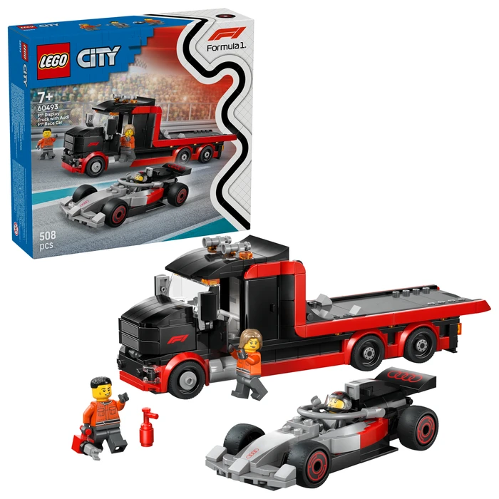 Thumbnail 6 de LEGO City 60493 F1 Truck mit Audi F1 Rennwagen – Bau- und Ausstellungsset