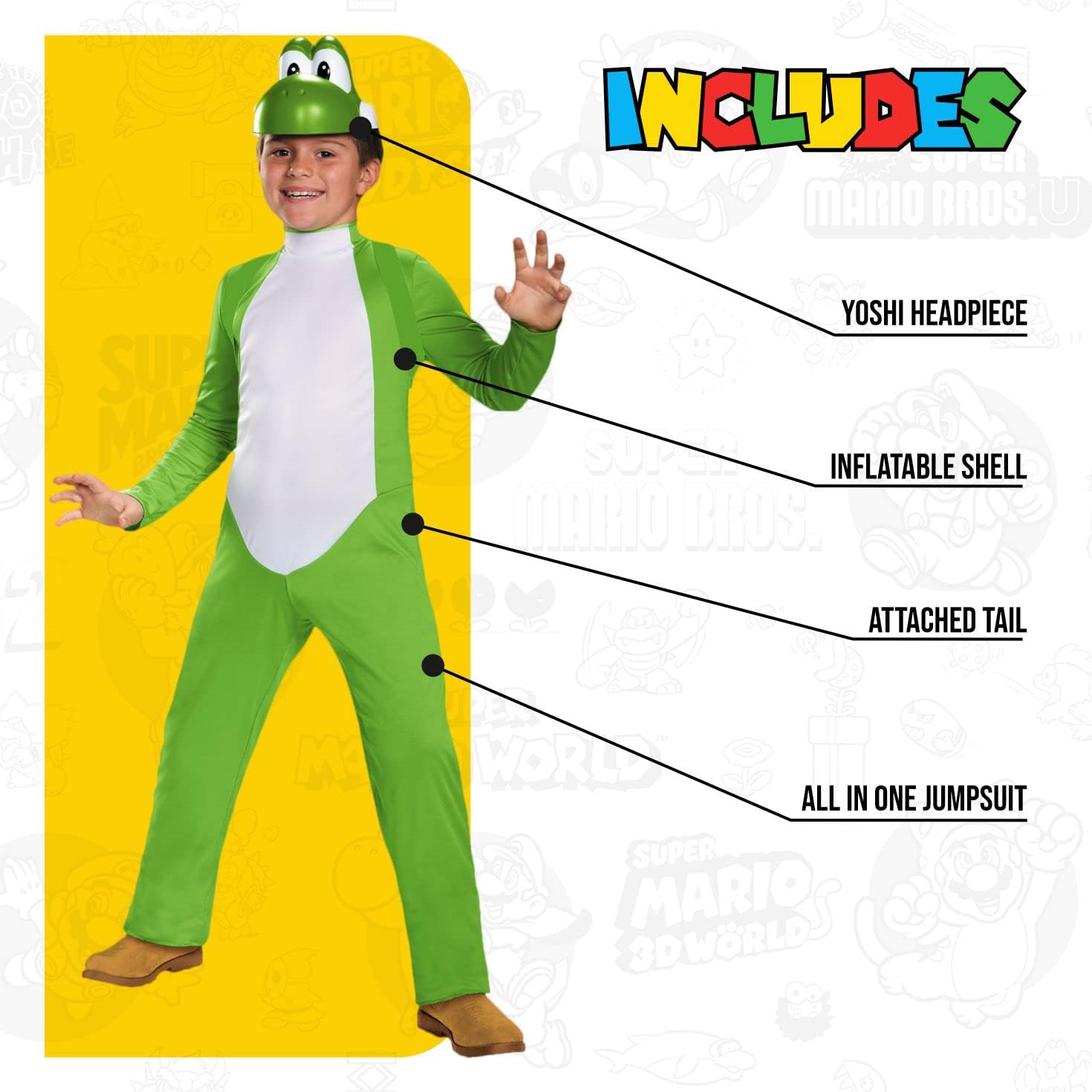 Detalle de Nintendo Yoshi Costume