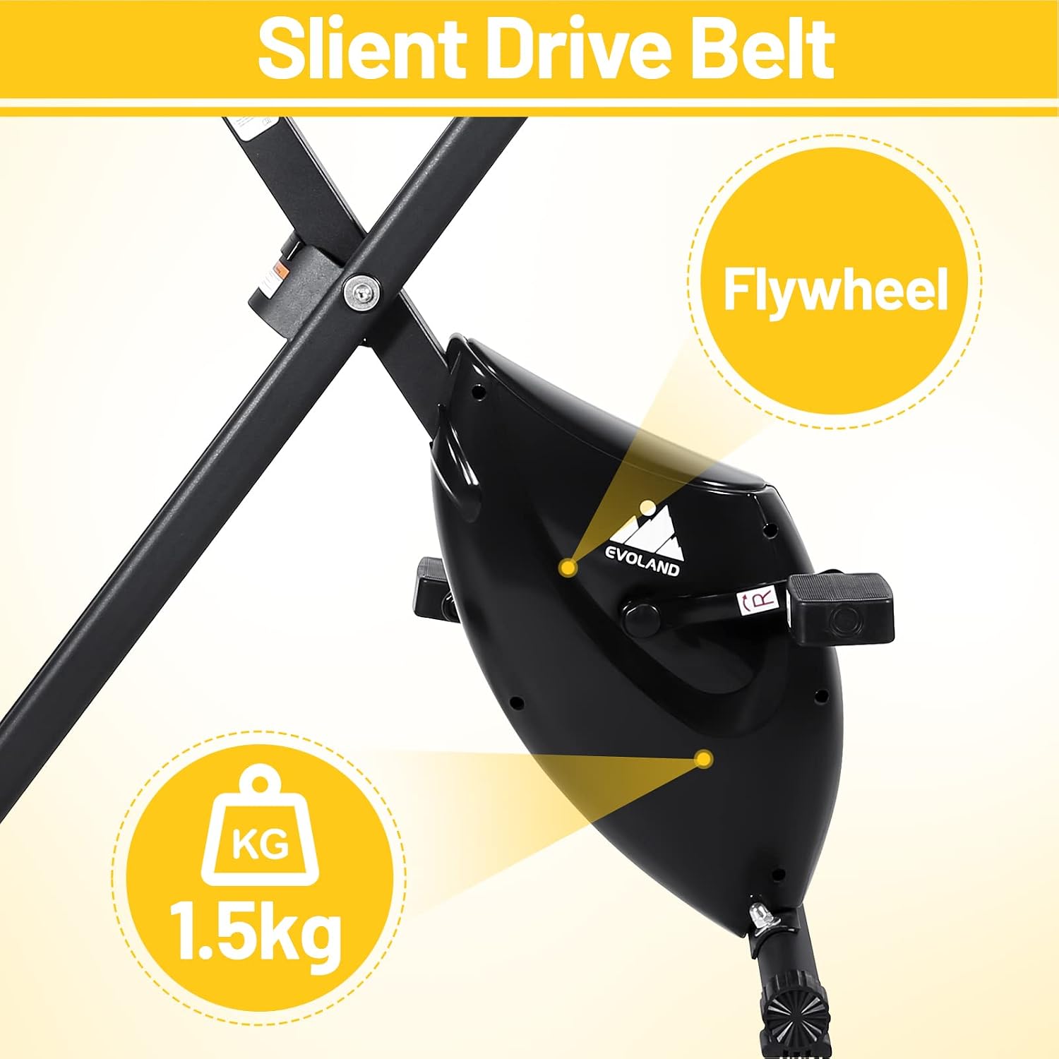 Thumbnail 5 de EVOLAND Foldable Exercise Bike