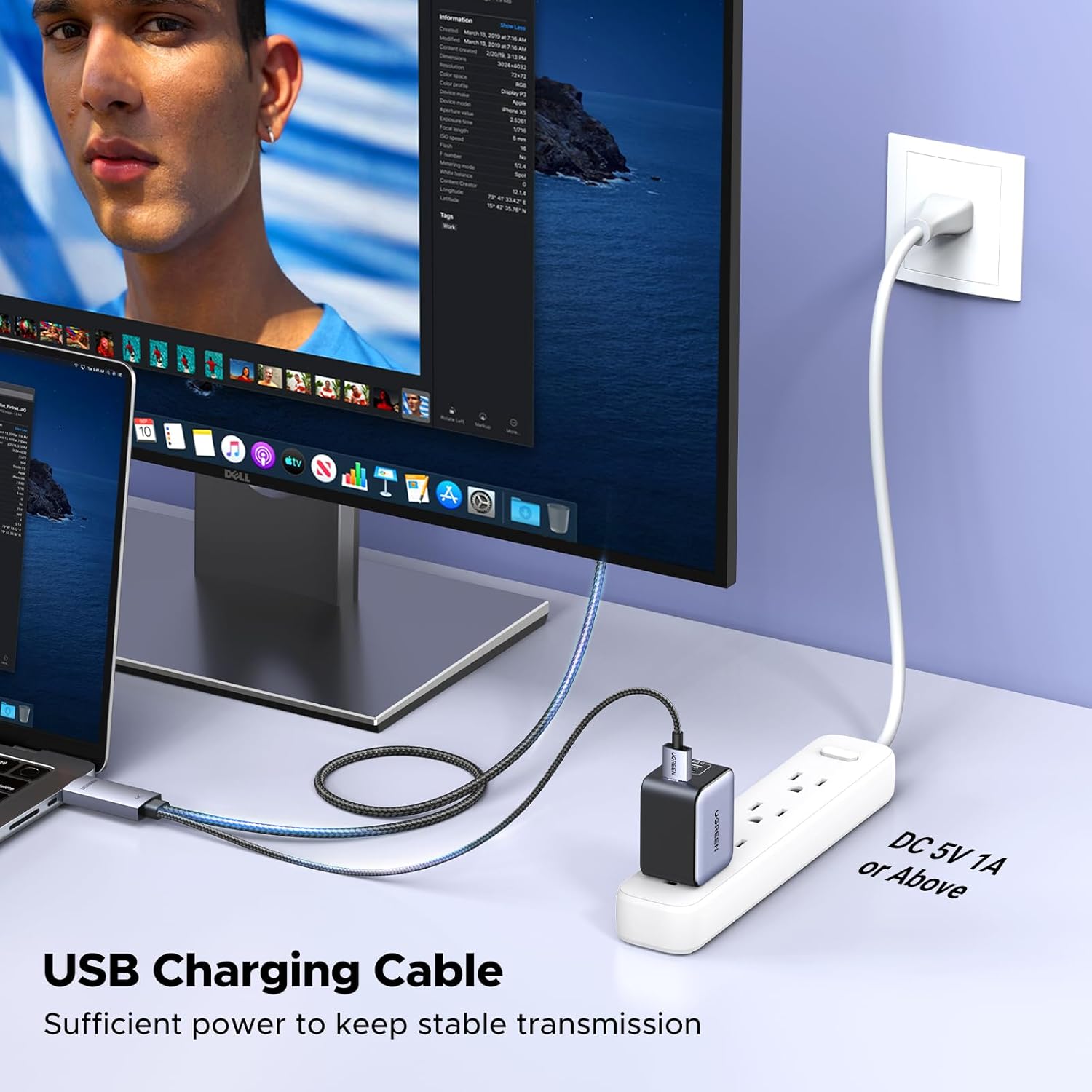 Thumbnail 5 de UGREEN HDMI to DisplayPort cable 2m for gaming