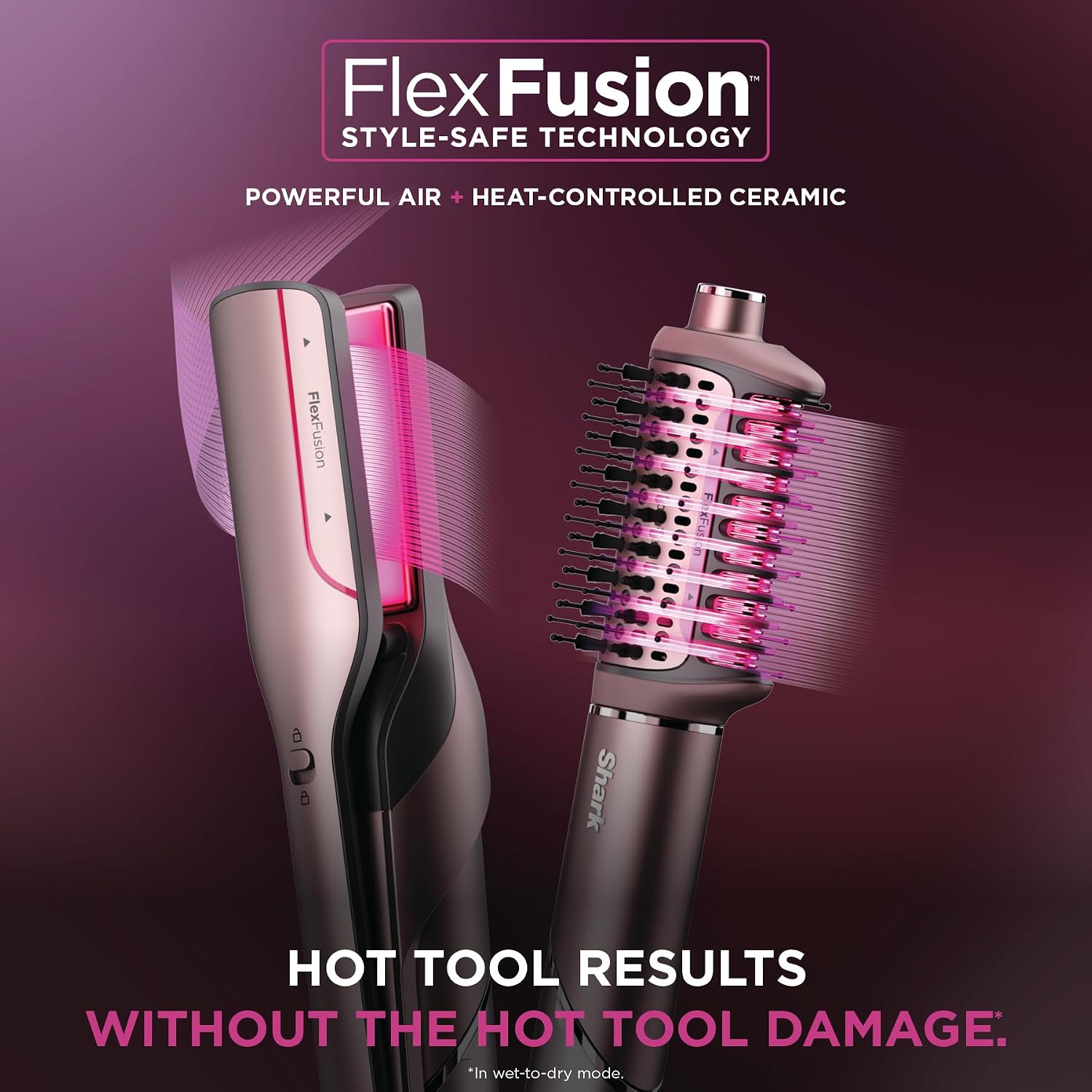 Detalle 2 de Shark Cosmic Blush HD642S hair straightener 💇♀