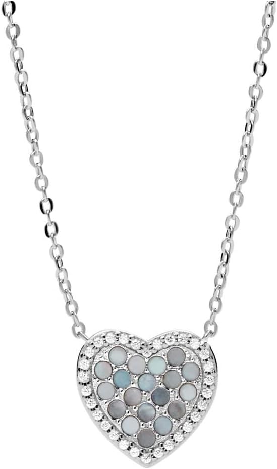 Detalle 2 de Fossil Collana da Donna in Argento Sterling – lucido, lunghezza 40 cm + estensioni