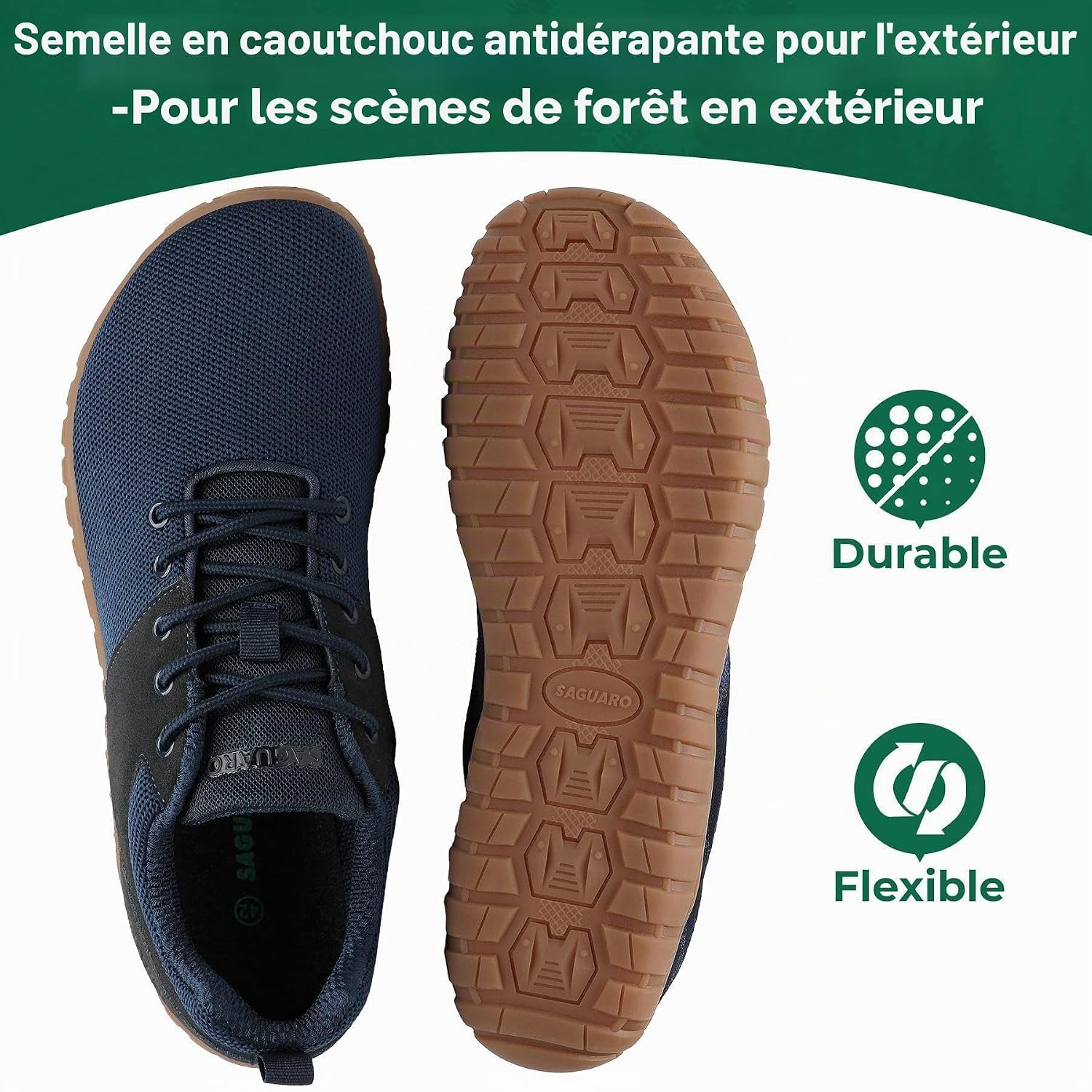 Thumbnail 5 de SAGUARO Chaussures Minimalistes Wish Ⅰ – Maille pieds nus, sport et outdoor, GR.36-48