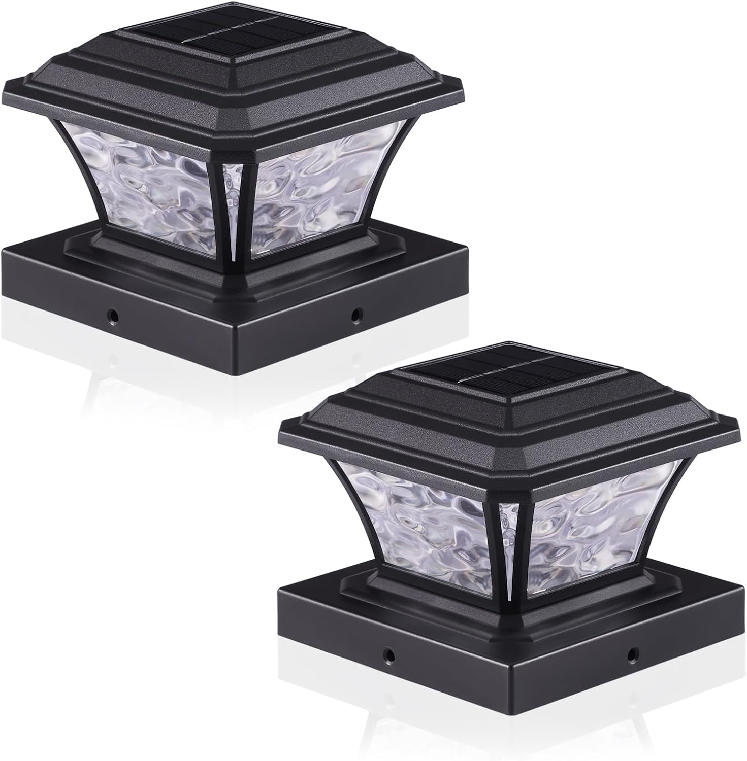 Detalle de AEFRELEOHT solar post cap lights, 4x4