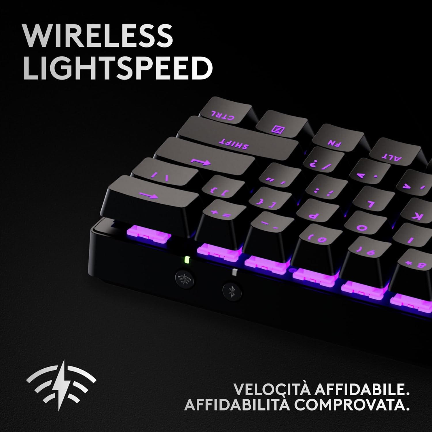 Thumbnail 2 de Logitech G PRO X 60 LIGHTSPEED: tastiera gaming wireless 60% per esports