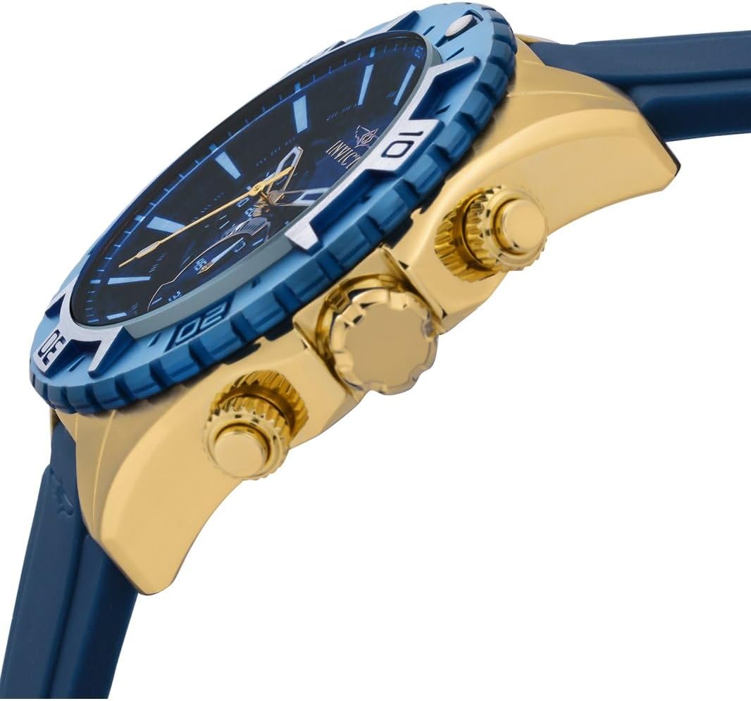 Thumbnail 1 de Invicta Aviator Montre Homme — Mouvement Quartz, Acier Inoxydable 49 mm, Cadran Bleu