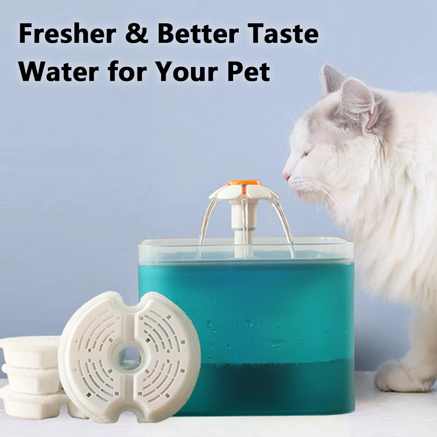 Thumbnail 6 de PewinGo Filtres de Fontaine à Eau pour Chat – Lot de 4 (Remplacement)