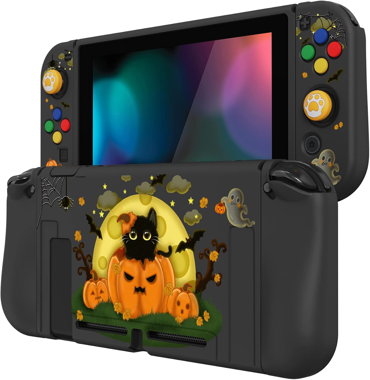 Thumbnail 5 de PlayVital ZealProtect Soft Protective Case for Nintendo Switch Moon Night