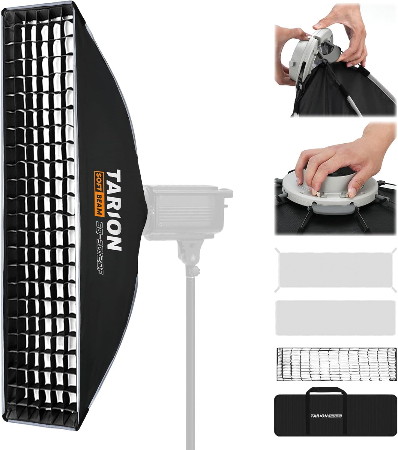 TARION strip softbox 30x120cm Bowens mount