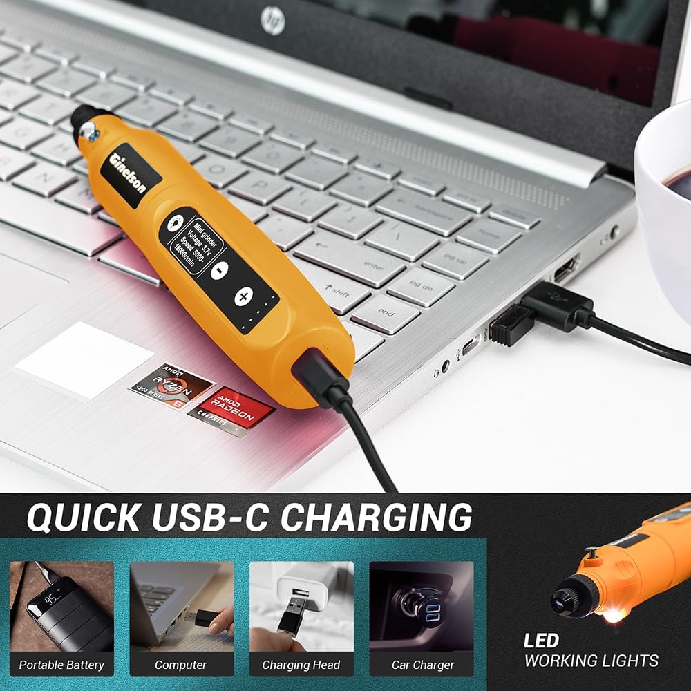Thumbnail 4 de GINELSON Mini Cordless Rotary Tool 3.7V